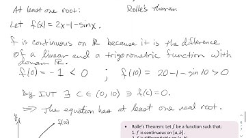 The Mean Value Theorem - Calculus 1 (3.2c)