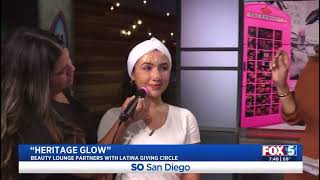 Fox 5 SD - Beauty Lounge is Giving Back with their "Heritage Glow Facial"(KSWB)