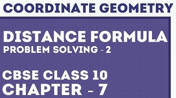 Co-ordinate Geometry | Distance Formula | Problem Solving 2 | Class 10 | Letstute CBSE