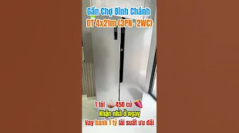 Nhà đẹp Quốc Khánh đường Bờ Nhà Thờ Bình Chánh tặng nội thất thumbnail