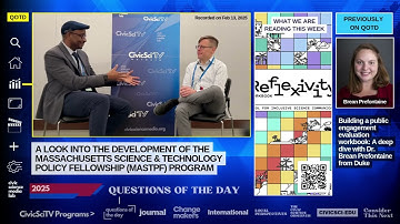 Dr. Dan Pomeroy from SCi explains the logic behind the Mass Science & Tech Policy Fellowship Program
