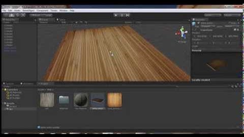 Unity 3D Türkçe Ders 02  Basit Objeler Yaratma, Texture ve Prefab