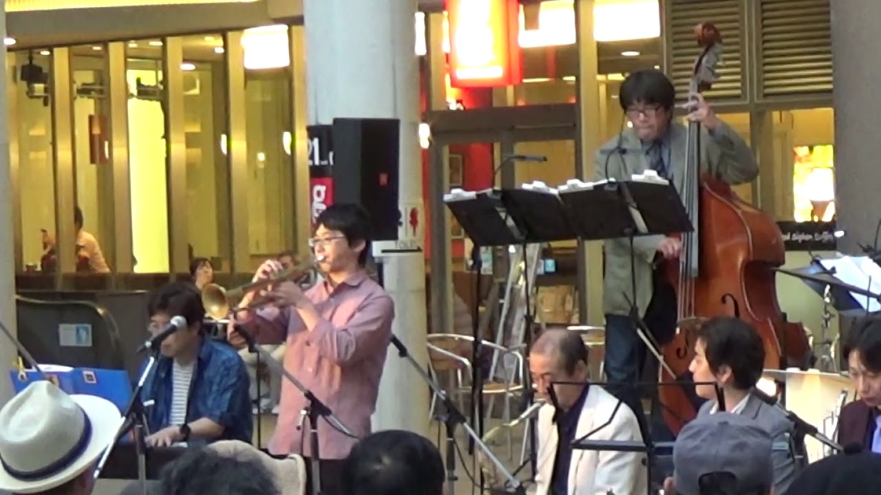 Moanin'：  by Bobby Timmons arr. by M.Taylor , Bluesin' Jazz Orchestra 2017 10/1 @Hotarumachi