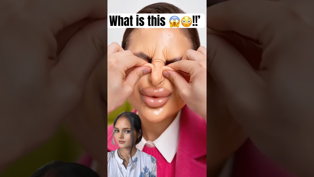 What is this 😱😳!! #makeup #trendingshorts #beauty #youtubeshorts #makeuptutorial #shorts #hack