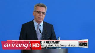 Attacker was lone assailant inspired by Islamic State: German Minister
