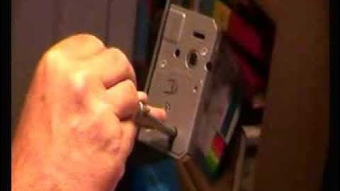 legge mortice lock picked