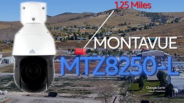 Montavue MTZ8250-L 4K PTZ Camera 25x Zoom 30 FPS Artificial Intelligence and Smart Motion Detect