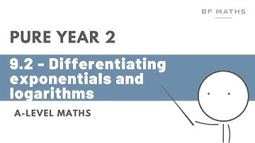 A-Level Maths | Pure Year 2 | 9.2 - Differentiating exponentials and logarithms | Edexcel