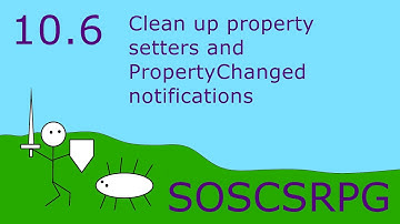 Lesson 10.6: Clean up property setters and PropertyChanged notifications