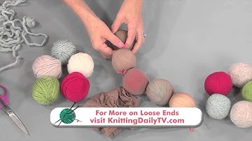 Stash Buster: Make Dryer Balls with Vickie Howell, from Knitting Daily TV Episode 1411