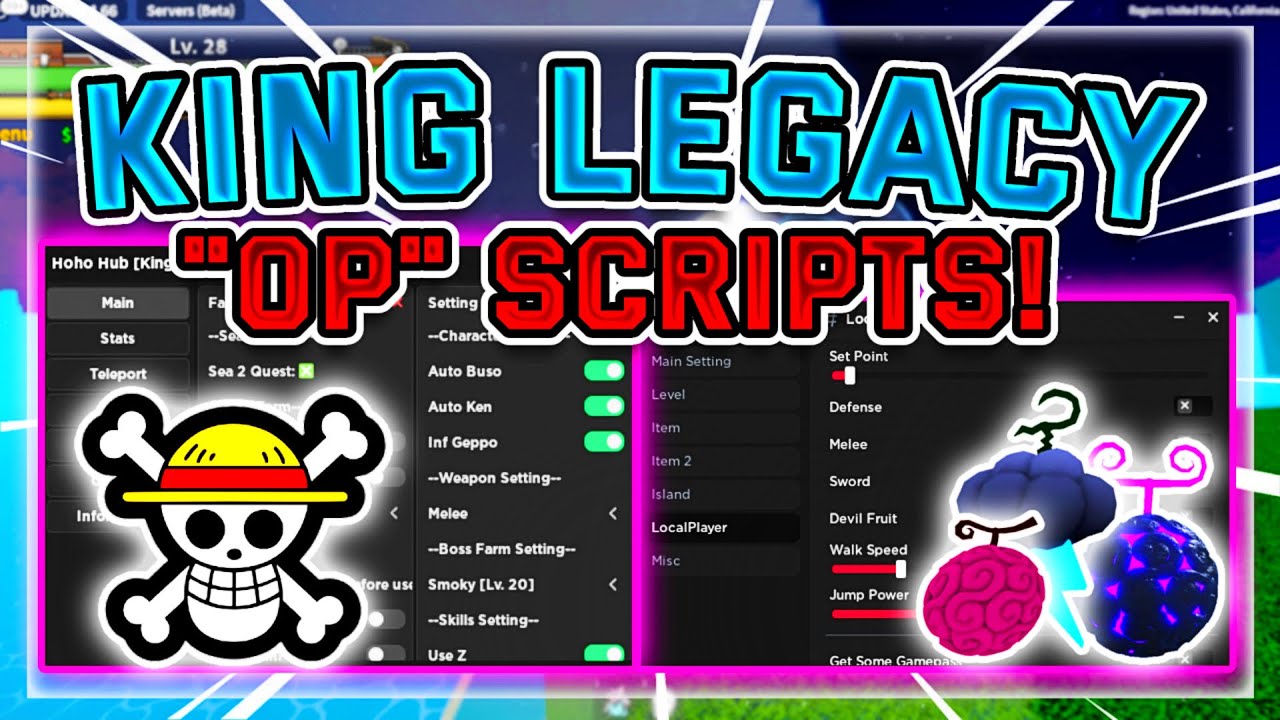 KING LEGACY Script Pastebin 2023 AUTO FARM, QUEST, GHOST SHIP, SEAKING, DUNGEON