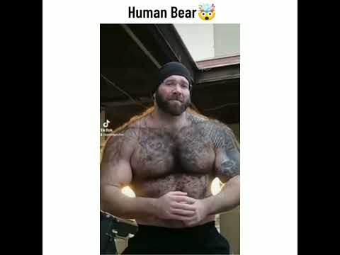 Hairy Big HUMAN BEAR Is Unreal Shorts Bodybuilding Yourfitness