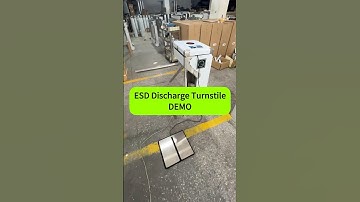 STXtek ESD Discharge Turnstile, Electronic Discharge Turnstile, ESD Turnstile Barrier #esdturnstile