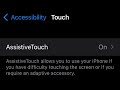 How to enable AssistiveTouch on iPhone