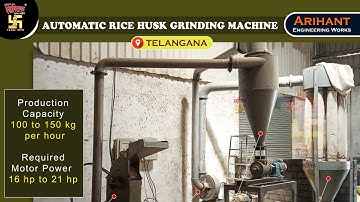 AUTOMATIC RICE HUSK GRINDER MACHINE,MINI RICE HUSK GRINDER MACHINE,PADDY HUSK GRINDER,RICE HUSK,SOYA