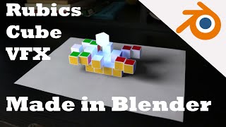 Rubics Cube VFX - Made in Blender