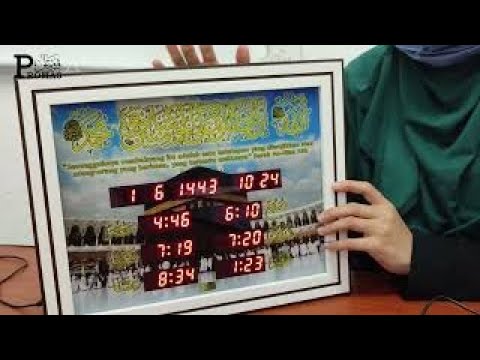【Azan Clock Promas】Kemaskini Data Solat Jam | JAKIM LATEST UPDATE 2022 ...