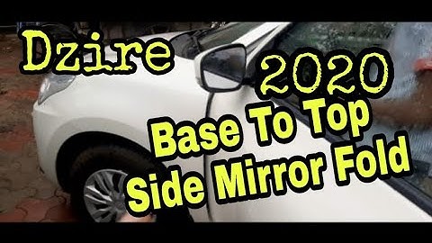 Install Auto Folding Side Mirror In Swift Dzire Vxi Model