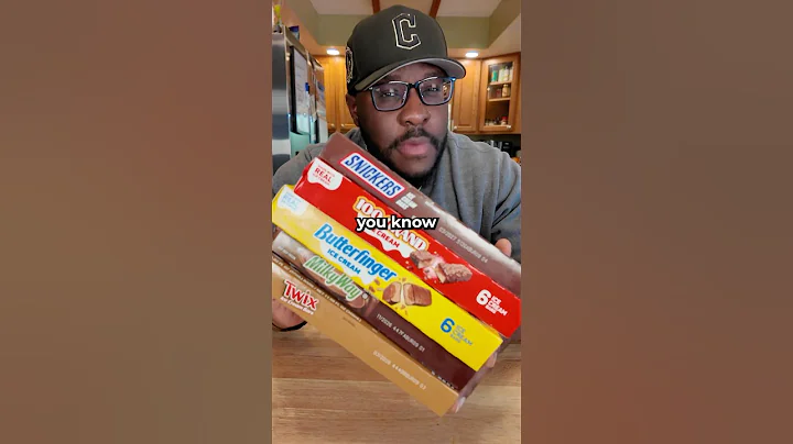 NEXT LEVEL Candy Bar Ice Creams! HONEST review #snacks #foodreview #shorts