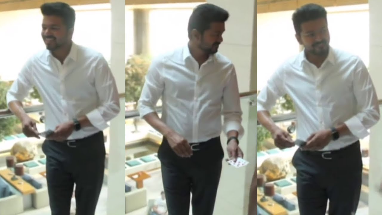 Thalapathy Vijay Cute Expressions For Magic Trick By Vijay Fan | Vijay Latest New Trending Video