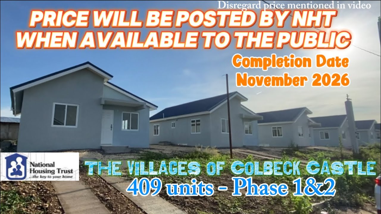 409 Affordable Houses for Sale in 2026 by NHT | The Villages of Colbeck Castle | Vengogetta
