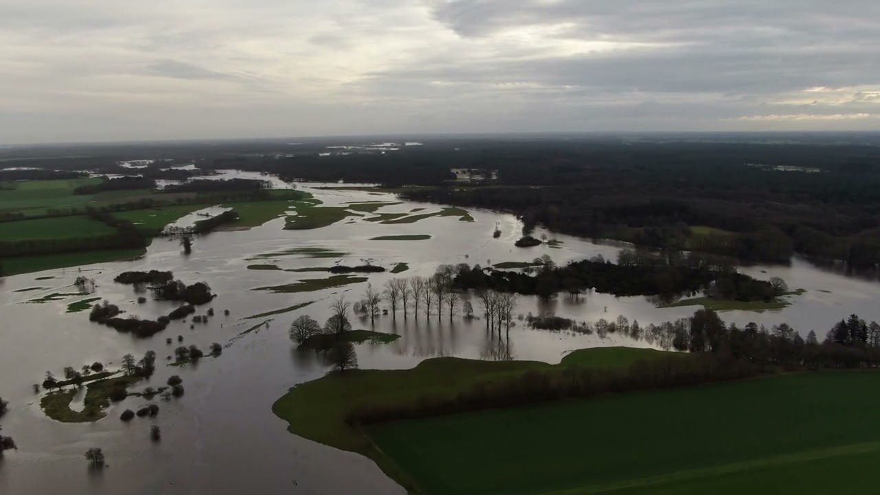 hoog water De vecht hardenberg en ommen