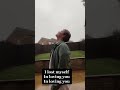 The rain adds to the mood