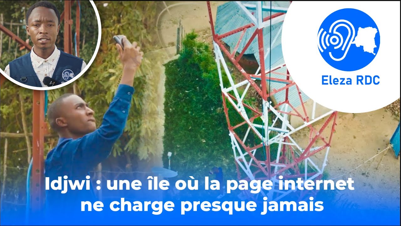 Idjwi : une île où la page internet ne s'ouvre presque jamais
