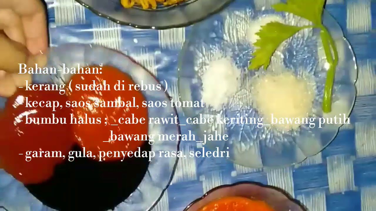 resep seafood kerang Pedas Asam Manis - YouTube