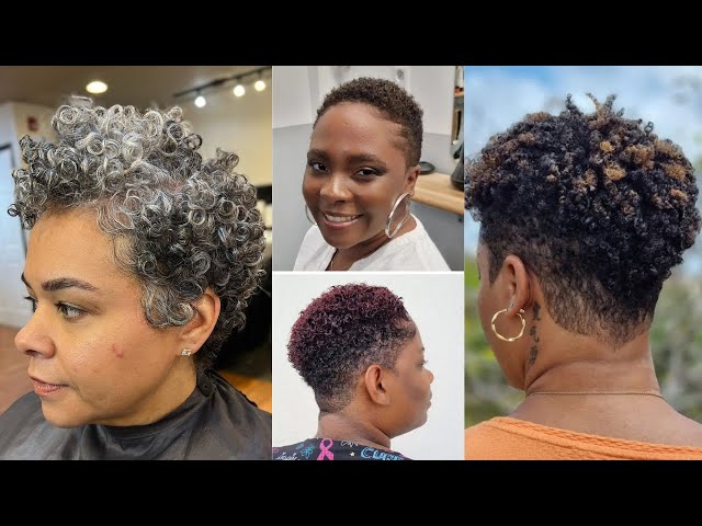 Short Haircuts And Hairstyles That Are Simply Mesmerizing | Matured Black Women Natural Curls Poppin