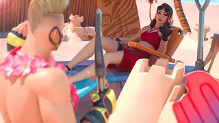 Fortnite Roleplay RUBY & DRIFT FALL IN LOVE! (NEW BOARDWALK RUBY ...