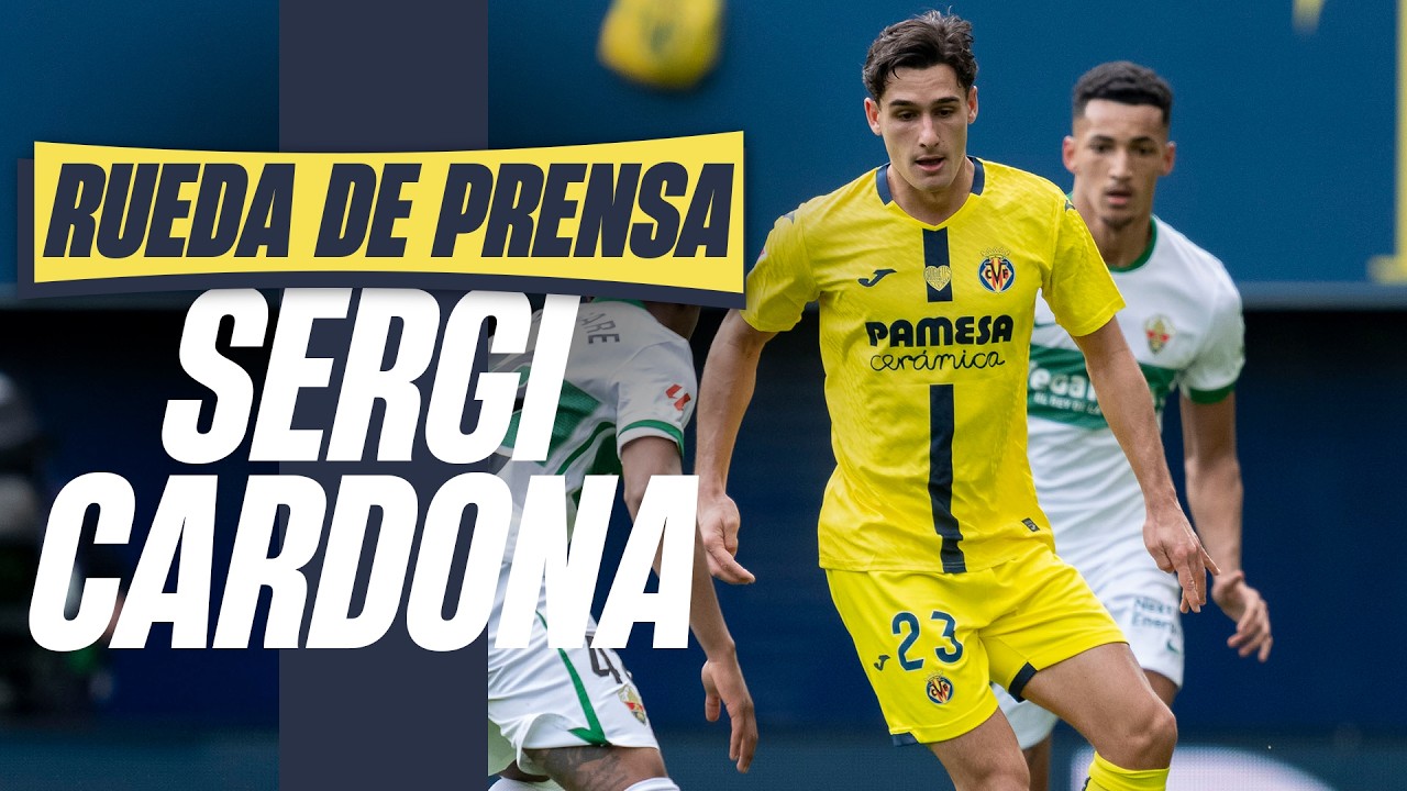 Rueda de prensa de Sergi Cardona - 10 marzo