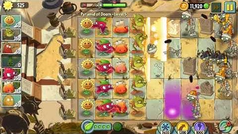 Plants vs Zombies 2 Pyramid of Doom (1-10)