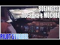 Pilot Stories: Night and Windy. Boeing 737 Landing in Moscow.