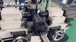 How To Chamfer And Dedurring Small Round Bar Tube With CJ-30 Automatic Chamfering Machine