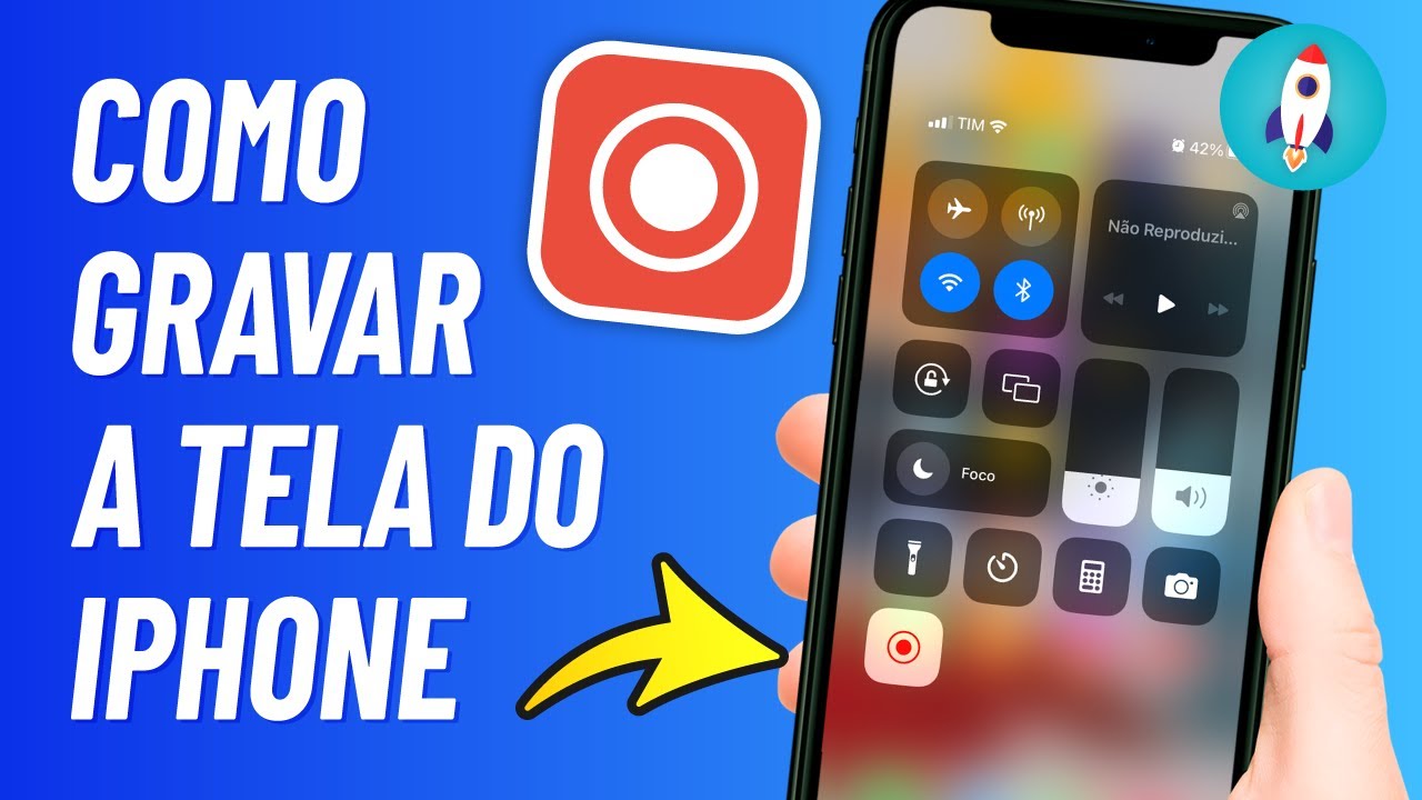 Como GRAVAR A TELA do iPhone com Áudio - Rápido e Fácil - YouTube