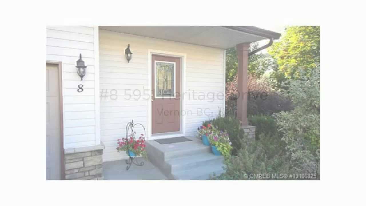 8 5951 Heritage Dr, Vernon BC Townhouse Living In a Quiet Setting