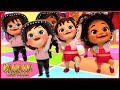 🔴 Dance Party with Johny and Friends - Banana Cartoon Preschool Nursery Rhymes and Children`s Songs