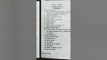 mcom 2nd sem financial management previous year paper📑 ||#mcom #shorts #viral #video #youtube