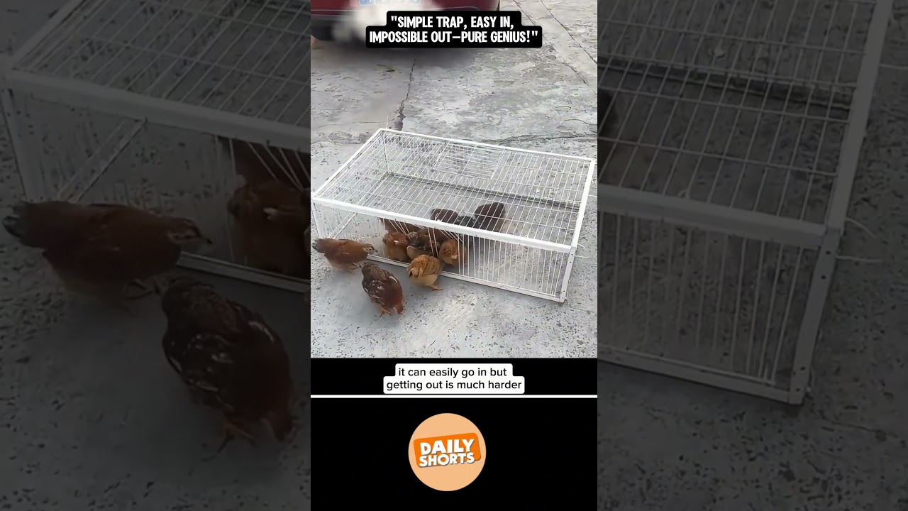 Simple but Genius Bird Trap Design That Actually Works 