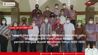 Walikota Tomohon Caroll Senduk, SH menerima kedatangan Pemerintah Kab. Minahasa dalam rangka ziarah