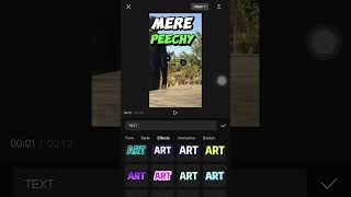 Text Behind Person effect on CapCut Tutorial