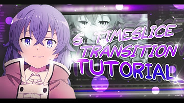 Smooth S_TimeSlice Transition - after effects tutorial (+FreePreset)