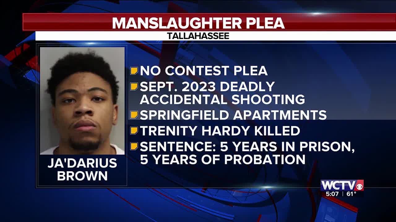 Tallahassee man sentenced to five years in prison for 2023 accidental ...