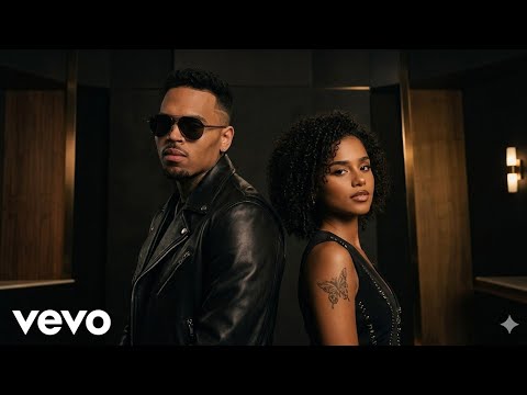 Chris Brown ft. Tyla - Slow Heat Signals (Lyrics Video)