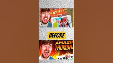 I create thumbnails for Mr Beast @MrBeast