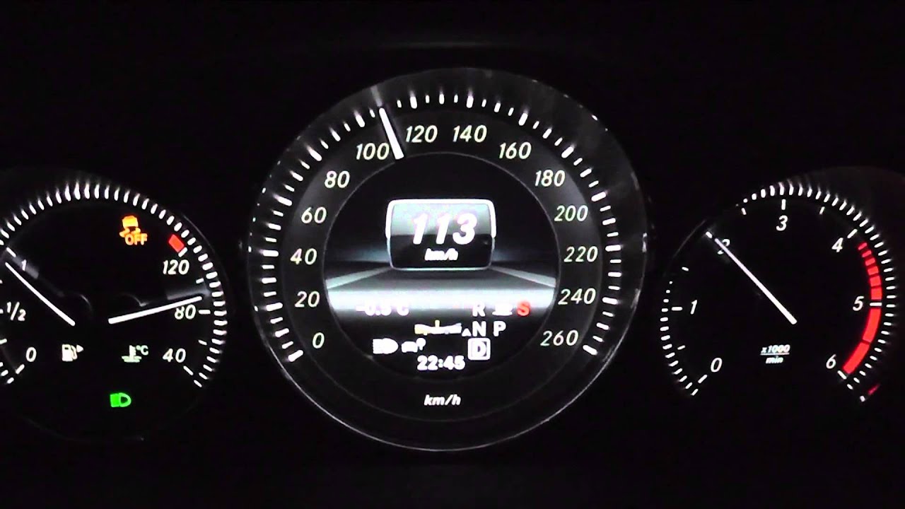 2013 Mercedes GLK 220 BlueTEC 4MATIC 170 HP 0-100 km/h Acceleration