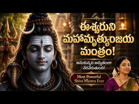 ఈశ్వరుని మహామృత్యుంజయ మంత్రం! Shiva Maha Mrityunjaya Mantra Telugu Bhakti | Spiritual Wellness