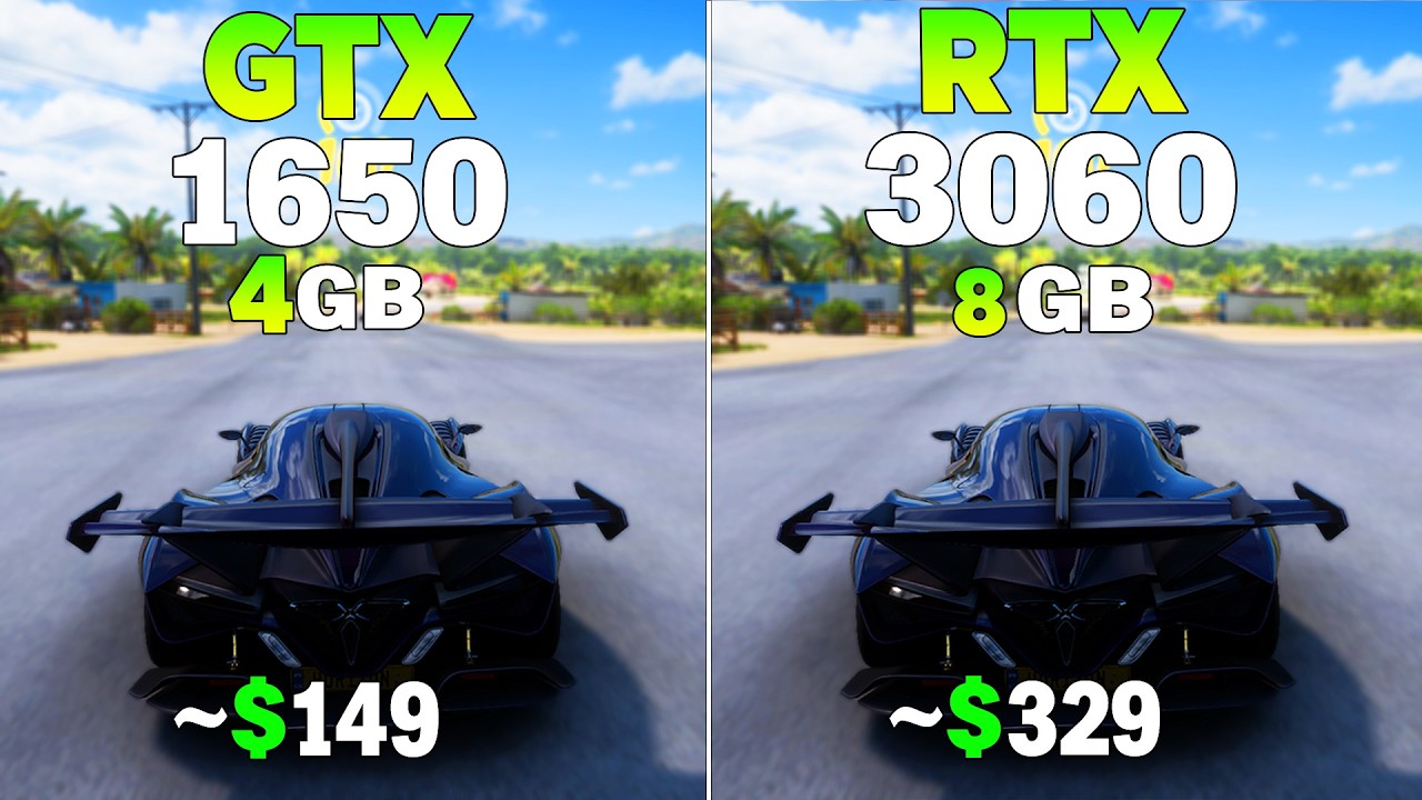 GTX 1650 vs RTX 3060 - Test in 12 Games - YouTube
