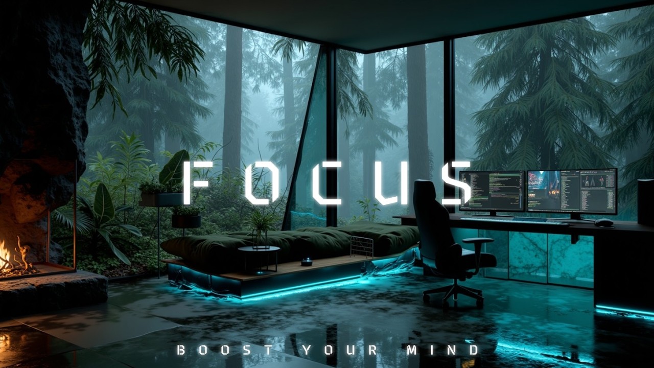 Музыка для глубокой фокусировки | Лесное Рабочее Пространство | Гиперфокус Концентрация 2026